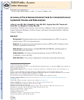 Cover page: Accuracy of fecal immunochemical tests for colorectal cancer: systematic review and meta-analysis.