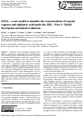 Cover page: SOSA – a new model to simulate the concentrations of organic vapours and sulphuric acid inside the ABL – Part 1: Model description and initial evaluation