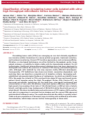 Cover page: Classification of large circulating tumor cells isolated with ultra-high throughput microfluidic Vortex technology