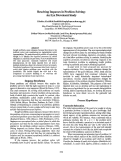 Cover page: Resolving Impasses in Problem Solving: An Eye Movement Study