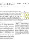 Cover page: Insights into the Fast Sodium Conductor NASICON and the Effects of Mg2+ Doping on Na+ Conductivity