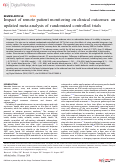 Cover page: Impact of remote patient monitoring on clinical outcomes: an updated meta-analysis of randomized controlled trials