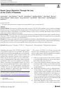 Cover page: Breast Cancer Disparities Through the Lens of the COVID-19 Pandemic