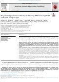 Cover page: The potential population health impact of treating REDUCE-IT eligible US adults with Icosapent Ethyl