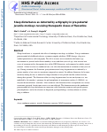 Cover page: Sleep disturbance as detected by actigraphy in pre-pubertal juvenile monkeys receiving therapeutic doses of fluoxetine