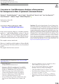 Cover page: Correction to: Cost Effectiveness Analyses of Interventions for Osteoporosis in Men: A Systematic Literature Review