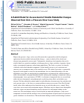 Cover page: A rabbit model for assessment of volatile metabolite changes observed from skin: a pressure ulcer case study