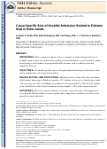 Cover page: Cause-Specific Risk of Hospital Admission Related to Extreme Heat in Older Adults