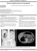 Cover page: Massive Emphysematous Pyelonephritis