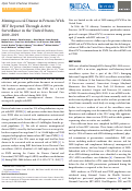 Cover page: Meningococcal Disease in Persons With HIV Reported Through Active Surveillance in the United States, 2009-2019.