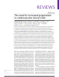 Cover page: The need for increased pragmatism in cardiovascular clinical trials