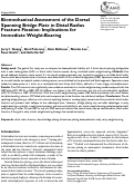 Cover page: Biomechanical Assessment of the Dorsal Spanning Bridge Plate in Distal Radius Fracture Fixation: Implications for Immediate Weight-Bearing