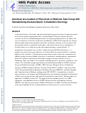 Cover page: American Association of Physicists in Medicine Task Group 263: Standardizing Nomenclatures in Radiation Oncology