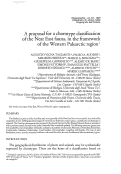 Cover page: A proposal for a chorotype classification of the Near East fauna, in the framework of the Western Palearctic region