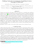 Cover page: Utilizing contrastive learning for graph-based active learning of SAR data