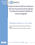 Cover page: Bringing a Community Health Lens to Highway-to-Main Street Conversions through the Integration of Top-Down Expert Guidance and Bottom-Up Community Engagement