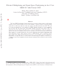 Cover page: Elevated Multiplexing and Signal Space Partitioning in the 2 User MIMO IC with Partial CSIT