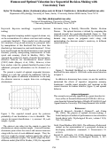 Cover page: Human and Optimal Valuation in a Sequential Decision-Making with Uncertainty Task