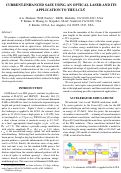 Cover page: Current-enhanced SASE using an optical laser and its application to the LCLS