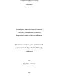 Cover page: Sensitivity and Expected Change of Commonly Used Social Communication Measures in Longitudinal Research of Children with Autism