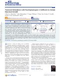 Cover page: Transient Stimulation with Psychoplastogens Is Sufficient to Initiate Neuronal Growth