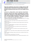 Cover page: Molecular classification and outcome of children with rare CNS embryonal tumors: results from St. Jude Childrens Research Hospital including the multi-center SJYC07 and SJMB03 clinical trials.