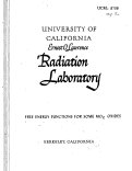 Cover page: THE K- PROTON AND NEUTRON INTERACTION FROM 0.6 Bev TO 3.5 Bev