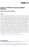 Cover page: Two-Scale 13C Metabolic Flux Analysis for Metabolic Engineering