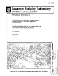 Cover page: Test Beam Results from the D0 Liquid Argon End Calorimeter Electromagnetic Module