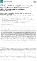 Cover page: Induction of G2M Arrest by Flavokawain A, a Kava Chalcone, Increases the Responsiveness of HER2-Overexpressing Breast Cancer Cells to Herceptin