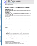 Cover page: Perceptual Evaluation of Vocal Fold Vibratory Asymmetry