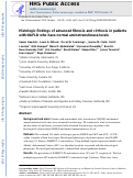 Cover page: Histologic Findings of Advanced Fibrosis and Cirrhosis in Patients With Nonalcoholic Fatty Liver Disease Who Have Normal Aminotransferase Levels.