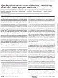 Cover page: Agrin regulation of alpha3 sodium-potassium ATPase activity modulates cardiac myocyte contraction.