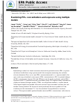 Cover page: Examining PM<sub>2.5</sub> concentrations and exposure using multiple models.