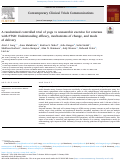 Cover page: A randomized controlled trial of yoga vs nonaerobic exercise for veterans with PTSD: Understanding efficacy, mechanisms of change, and mode of delivery