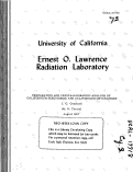 Cover page: PREPARATION AND CRYSTALLOGRAPHIC ANALYSIS OF CALIFORNIUM SESQUIOXIDE AND CALIFORNIUM OXYCHLORIDE