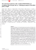 Cover page: The clustering of galaxies in the completed SDSS-III Baryon Oscillation Spectroscopic Survey: cosmological analysis of the DR12 galaxy sample