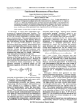 Cover page: Experimental Measurements of Phase Space