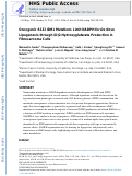 Cover page: Oncogenic R132 IDH1 Mutations Limit NADPH for De Novo Lipogenesis through (D)2-Hydroxyglutarate Production in Fibrosarcoma Cells