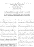 Cover page: Effects of vibrational motion on core-level spectra of prototype organic molecules