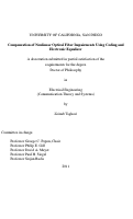 Cover page: Compensation of Nonlinear Optical Fiber Impairments Using Coding and Electronic Equalizer