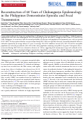 Cover page: Reconstruction of 60 Years of Chikungunya Epidemiology in the Philippines Demonstrates Episodic and Focal Transmission