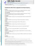 Cover page: Treatment for Mild Chronic Hypertension during Pregnancy