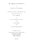 Cover page: The Complexity of Countable Structures