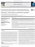 Cover page: Comparison of the effect of post-heparin and pre-heparin lipoprotein lipase and hepatic triglyceride lipase on remnant lipoprotein metabolism