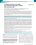 Cover page: Predialysis Potassium Variability and Postdialysis Mortality in Patients With Advanced CKD