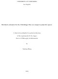 Cover page: Strichartz estimates for the Schrödinger flow on compact symmetric spaces