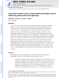 Cover page: Seven Fears and the Science of How Mobile Technologies May Be Influencing Adolescents in the Digital Age