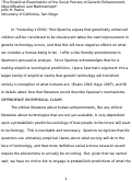 Cover page: The Empirical Examination of the Social Process of Genetic Enhancement, Objectification, and Maltreatment