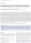 Cover page: Fentanyl Induces Rapid Onset Hyperalgesic Priming: Type I at Peripheral and Type II at Central Nociceptor Terminals